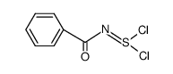 benzoyl-imidosulfurous acid dichloride Structure