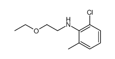 2-chloro-N-(2-ethoxyethyl)-6-methylaniline结构式