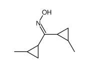 N-[bis(2-methylcyclopropyl)methylidene]hydroxylamine Structure