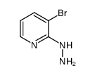 (3-溴-2-吡啶)-肼结构式