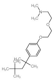N,N-Dimethyl-2-[2-[p-(1,1,3,3-tetramethylbutyl)phenoxy]ethoxy]ethylamine Structure