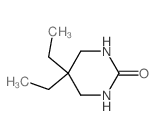 5,5-diethyl-1,3-diazinan-2-one结构式