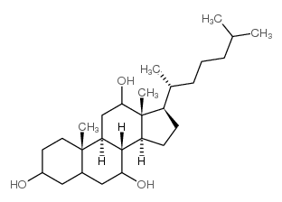 3,7,12-trihydroxycoprostane picture