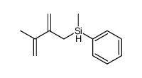 2-(methylphenylsilylmethyl)-3-methyl-1,3-butadiene Structure