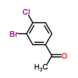 1-(3-Bromo-4-chlorophenyl)ethanone Structure