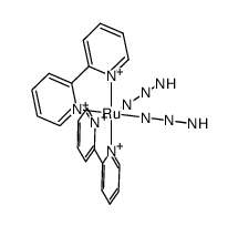 diazidobis(2,2'-bipyridine)ruthenium(II)结构式