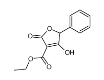 (RS)-3-ethoxycarbonyl-5-phenyltetronic acid结构式