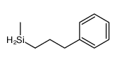 methyl(3-phenylpropyl)silane Structure