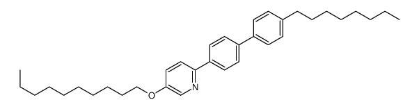 5-decoxy-2-[4-(4-octylphenyl)phenyl]pyridine Structure