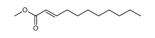 (E)-methyl dodec-2-enoate结构式
