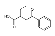 2-ethyl-4-oxo-4-phenyl-butyric acid Structure