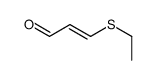 3-ethylsulfanylprop-2-enal结构式
