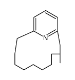 16-Azabicyclo10.3.1hexadeca-1(16),12,14-triene, 3-methyl- Structure