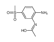 N-(2-amino-5-methylsulfonylphenyl)acetamide Structure