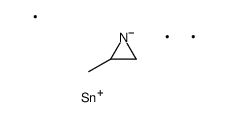 trimethyl-(2-methylaziridin-1-yl)stannane Structure