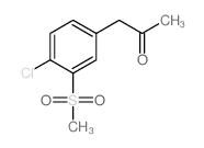 1-(4-CHLORO-3-(METHYLSULFONYL)PHENYL)PROPAN-2-ONE picture