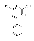 N-(aminocarbonyl)-3-phenyl-(9ci)2-Propenamide结构式