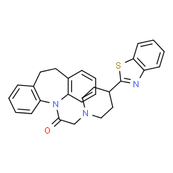5H-Dibenz[b,f]azepine,5-[[4-(2-benzothiazolyl)-1-piperidinyl]acetyl]-10,11-dihydro-(9CI)结构式