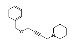 1-(4-phenylmethoxybut-2-ynyl)piperidine结构式