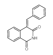 1,3(2H,4H)-Isoquinolinedione, 4-(phenylmethylene)- (en) Structure