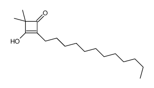 2-dodecyl-3-hydroxy-4,4-dimethylcyclobut-2-en-1-one Structure