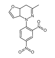 1-(2,4-dinitro-phenyl)-3-methyl-1,4,4a,7a-tetrahydro-furo[3,2-c]pyridazine Structure