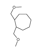(1R,2R)-1,2-bis(methoxymethyl)cycloheptane结构式