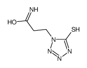 3-(5-sulfanylidene-2H-tetrazol-1-yl)propanamide Structure