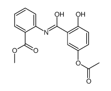 methyl 2-[(5-acetyloxy-2-hydroxybenzoyl)amino]benzoate Structure