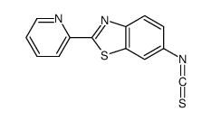 6-isothiocyanato-2-pyridin-2-yl-1,3-benzothiazole结构式