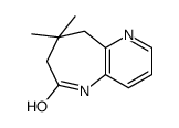 8,8-dimethyl-7,9-dihydro-5H-pyrido[3,2-b]azepin-6-one结构式