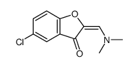 5-chloro-2-(dimethylaminomethylidene)-1-benzofuran-3-one Structure