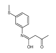 N-(3-methylsulfanylphenyl)-3-oxobutanamide Structure