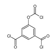 (3,5-dicarbonochloridoylphenyl) carbonochloridate Structure