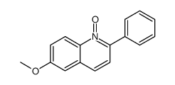 6-methoxy-2-phenylquinoline-N-oxide结构式