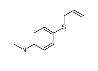 N,N-dimethyl-4-prop-2-enylsulfanylaniline Structure