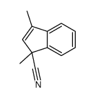 1,3-dimethylindene-1-carbonitrile Structure