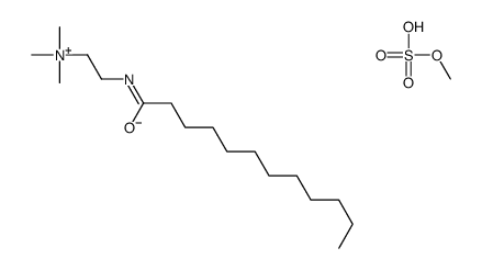 2-(dodecanoylamino)ethyl-trimethylazanium,methyl sulfate Structure