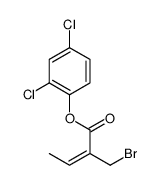 (2,4-dichlorophenyl) 2-(bromomethyl)but-2-enoate结构式