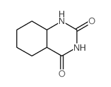 2,4(1H,3H)-Quinazolinedione,hexahydro-结构式