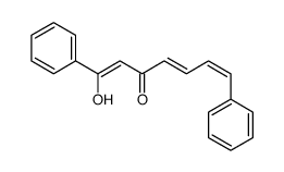 1-hydroxy-1,7-diphenylhepta-1,4,6-trien-3-one结构式