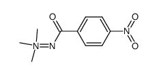 N-Trimethylammonio-p-nitro-benzamidat Structure