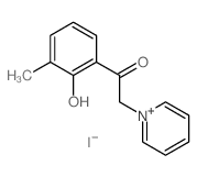 1-(2-hydroxy-3-methyl-phenyl)-2-pyridin-1-yl-ethanone Structure