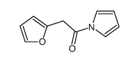2-(furan-2-yl)-1-pyrrol-1-ylethanone结构式