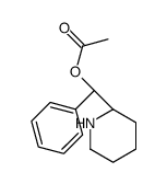 (S)-Phenyl[(2S)-2-piperidinyl]methyl acetate结构式