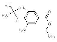 Ethyl 3-amino-4-(tert-butylamino)benzoate结构式