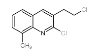 2-Chloro-3-(2-chloroethyl)-8-methylquinoline picture