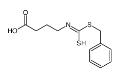 4-(benzylsulfanylcarbothioylamino)butanoic acid结构式