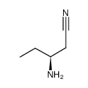 (3S)-3-aminopentanenitrile结构式