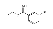 3-bromo-benzimidic acid ethyl ester结构式